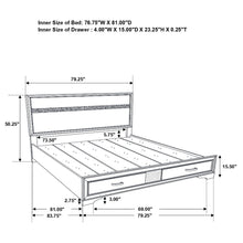 Load image into Gallery viewer, Storage Platform Bed 2 Drawer
