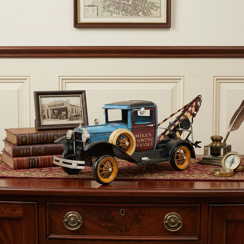 Hand Painted Model Car - Blue / Black