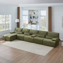 Load image into Gallery viewer, Oversized Sectional Sofa, Living Room Seating With Modular Design
