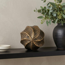Load image into Gallery viewer, Sphere Tabletop Sculpture (729151) - Antiqued Gold
