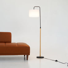 Load image into Gallery viewer, Lior - Arc Floor Lamp With Cylinder Shade - Black
