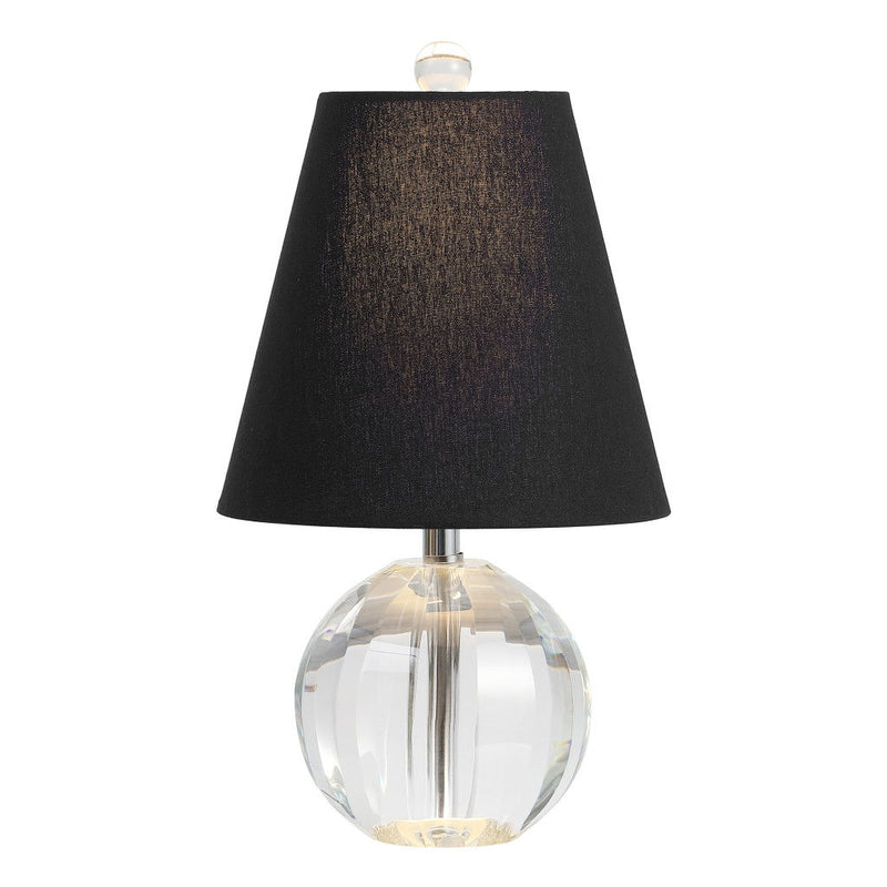 16" Novelty Table Lamp LED With Empire Shade - Clear