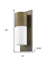 Load image into Gallery viewer, Contemporary Wall Light - Brushed Gold / White

