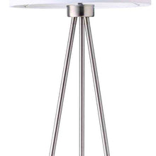 Load image into Gallery viewer, Tripod Floor Lamp With White Drum Shade - White
