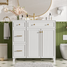 Load image into Gallery viewer, Bathroom Vanity With Sink, Soft Close Doors, Adjustable Shelves
