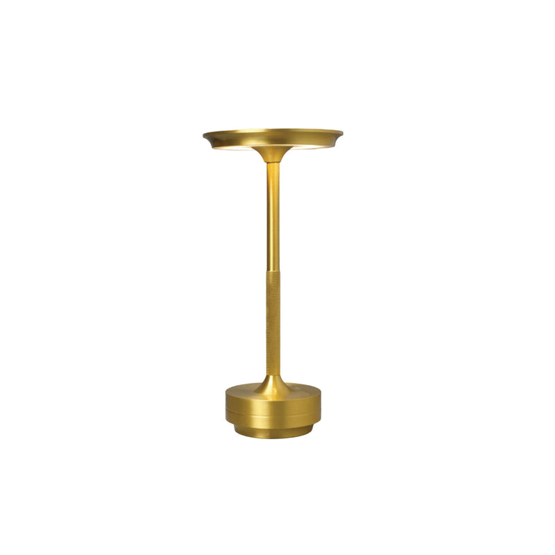 Round Lamp Base - Gold