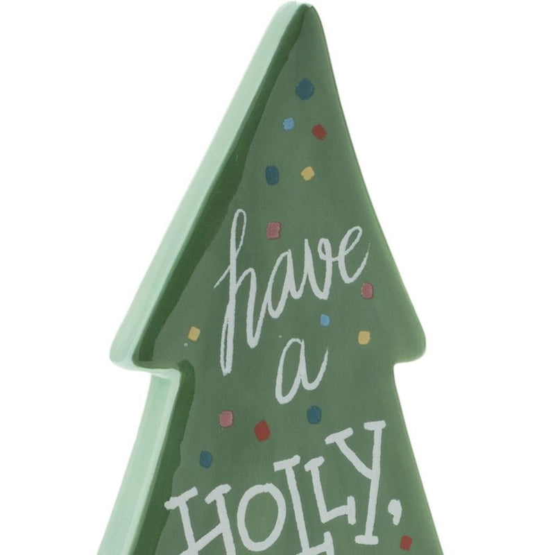 Trees Christmas Christmas Tree Tabletop Sculpture (Set of 4) - Green