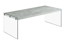Load image into Gallery viewer, Glass Coffee Table - Gray And Clear
