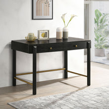 Load image into Gallery viewer, Anser - 2 Drawer Vanity Desk Makeup Table Rounded Design - Black
