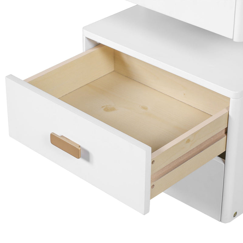 Five Drawer Vanity Table (714442) - White