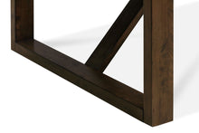 Load image into Gallery viewer, 84" Wood Sled Base Dining Table - Dark Brown
