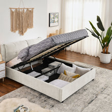 Load image into Gallery viewer, Storage Upholstered Hydraulic Platform Bed With Integrated Headboard
