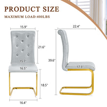 Load image into Gallery viewer, Elegant Design Alligator Skin Upholstered Dining Chairs

