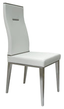 Load image into Gallery viewer, Upholstered Faux Leather Dining Side Chairs (Set of 4) - White
