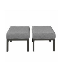 Load image into Gallery viewer, Patio Ottomans With Cushions, All-Weather Footrests (Set of 2)
