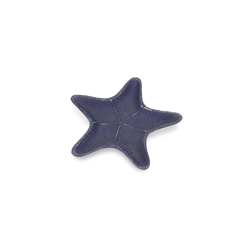 8" Starfish Cast Iron Vanity Tray - Blue