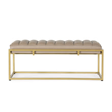 Load image into Gallery viewer, Breu - Ottoman Bench - Gold
