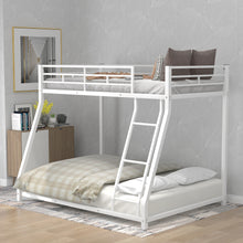 Load image into Gallery viewer, Metal Floor Bunk Bed, Twin over Full,White(OLD SKU:MF193244AAK)
