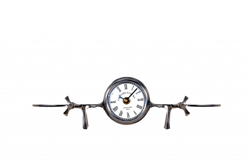Novelty Analog Wall Clock - Nickel