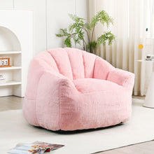 Load image into Gallery viewer, Beanbag Chair, Beanbag Sofa Chair With Armrests Stuffed High Density Foam
