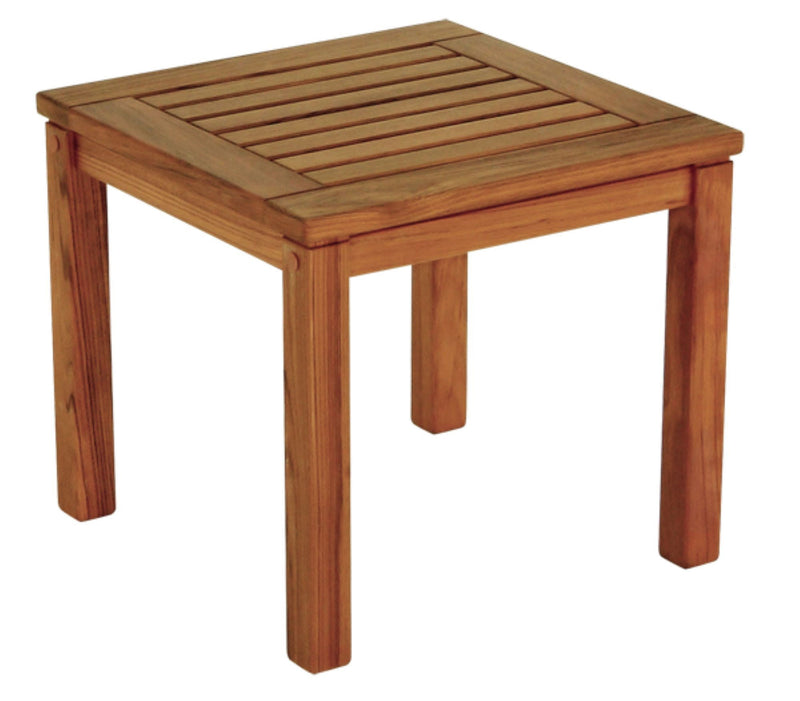 18" Solid Wood Square End Table - Brown