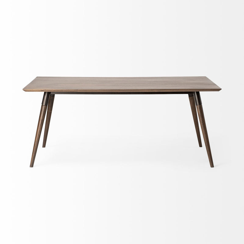 72" Solid Wood Dining Room Table - Brown
