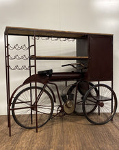 Load image into Gallery viewer, 17" X 58.5" X 67.5" Tricycle Delivery Bar - Maroon
