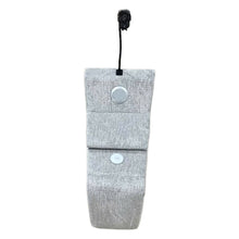 Load image into Gallery viewer, Fullar - Modular Console With Wireless Charger - Light Gary Chenille

