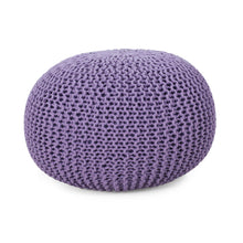 Load image into Gallery viewer, Belle - Modern Knitted Cotton Round Pouf
