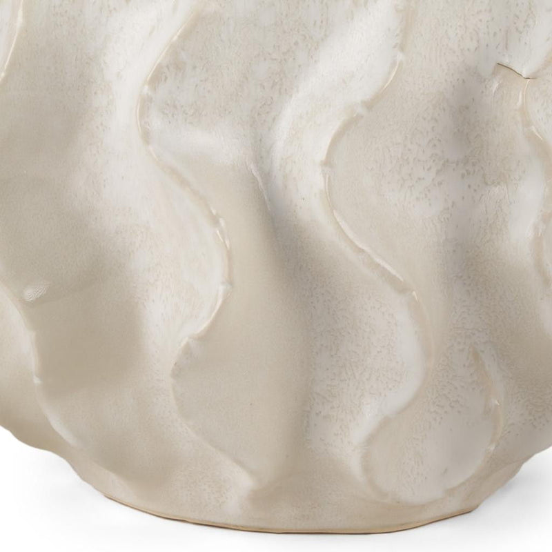 Sculptural Table Vase (608342) - Cream