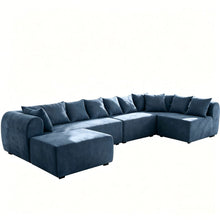Load image into Gallery viewer, 8 Seater U-Shaped Couch With Ottoman
