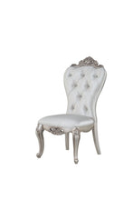 Load image into Gallery viewer, Upholstered Fabric Queen Anne Back Dining Side Chairs (Set of 2) - Cream
