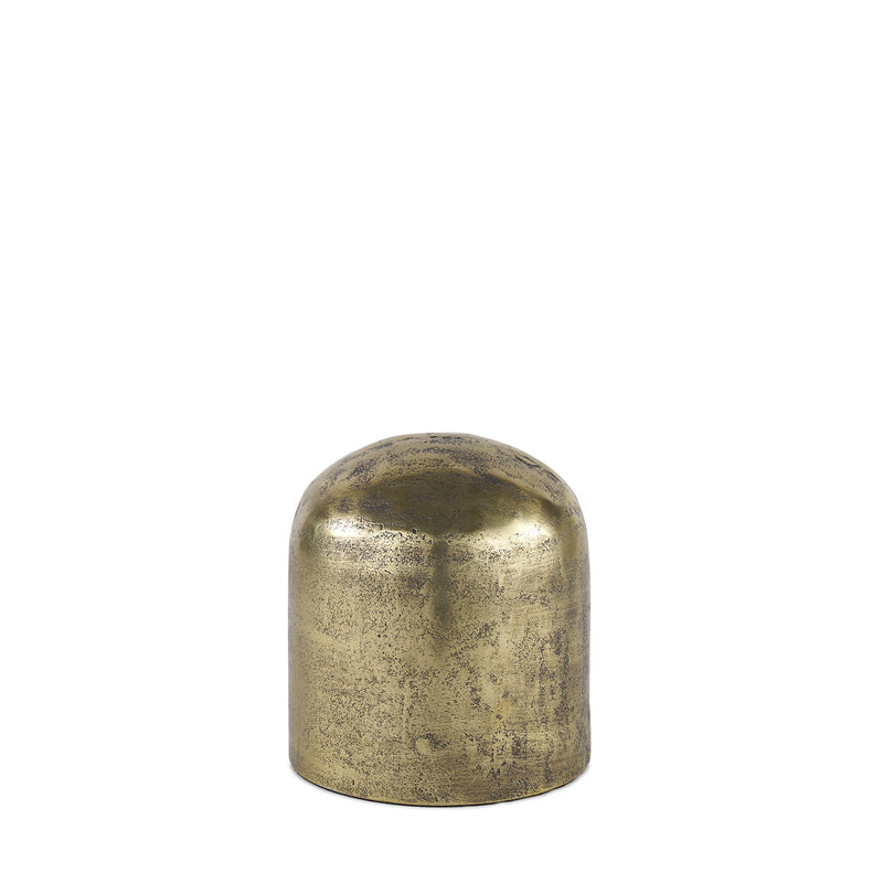 Cylindrical Tabletop Sculpture (608703) - Antiqued Brass