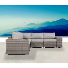 Load image into Gallery viewer, Rattan Sectional Sofa Set With Cushions
