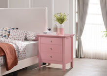 Load image into Gallery viewer, 3 Drawer Nightstand &amp; Dove Tailed Drawers
