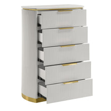 Load image into Gallery viewer, Giovanni - 5 Drawer Chest - White
