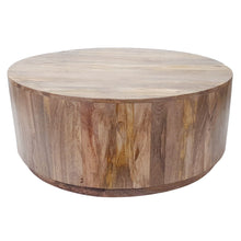 Load image into Gallery viewer, Solid Wood Round Coffee Table - Natural
