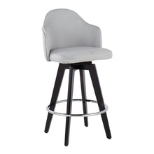 Load image into Gallery viewer, Ahoy - Contemporary Fixed Height Counter Stool With Round Footrest (Set of 2)
