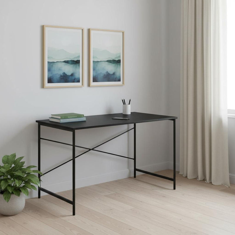 Stainless Computer Desk (568045) - Black
