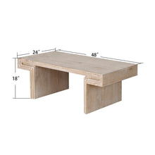 Load image into Gallery viewer, American Vintage Industrial Coffee Table, Double Tier Design
