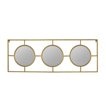 Load image into Gallery viewer, 16" Iron Framed Accent Mirror - Gold
