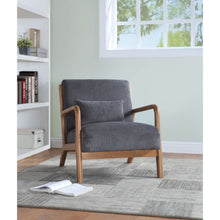 Load image into Gallery viewer, Upholstered Armchair With Back Support Pillow
