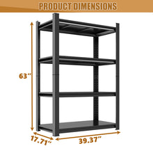 Load image into Gallery viewer, Tall Storage Shelf, Adjustable Height Storage Rack
