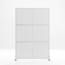 Load image into Gallery viewer, Three Panel Screen Room Divider (720068) - White
