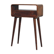 Load image into Gallery viewer, Curved Chestnut Console Table
