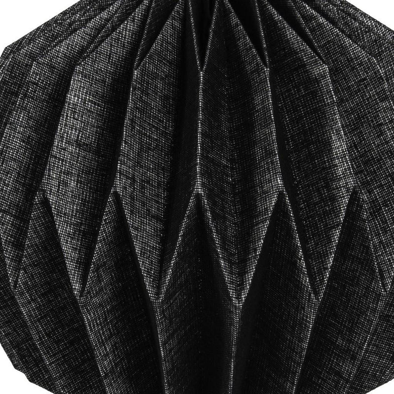 Geometric Table Lamp LED With Globe Shade - Black