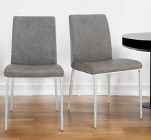 Load image into Gallery viewer, Stainless Steel Chairs (Set of 2) - Light Gray
