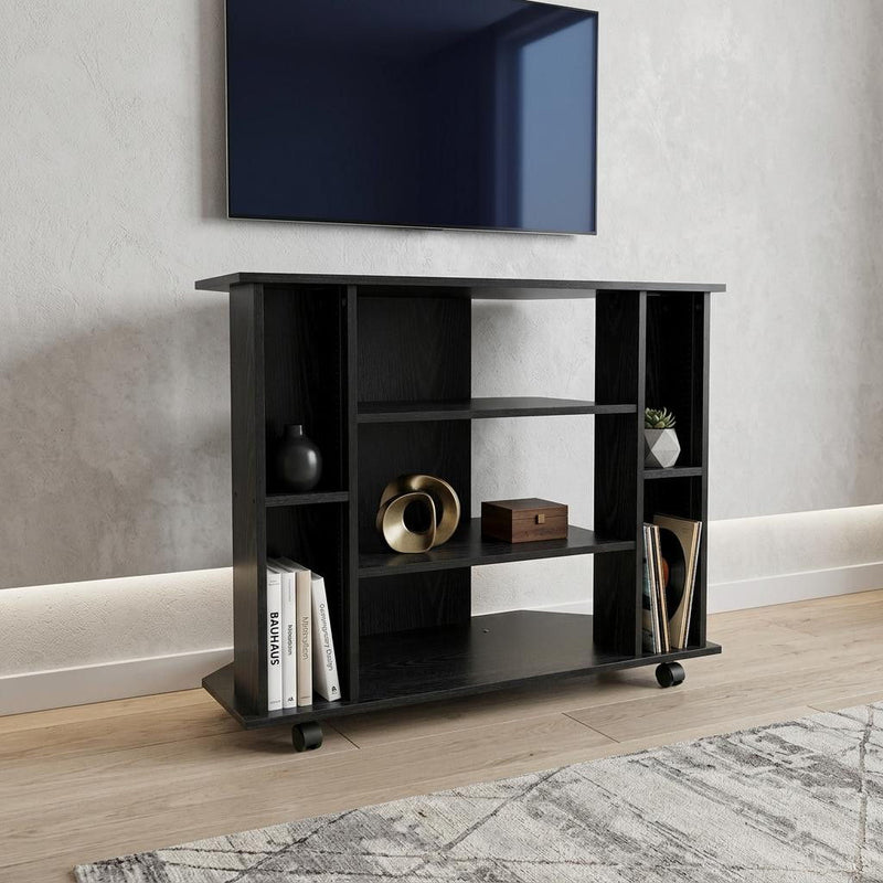 Open Shelving, TV Stand - Black