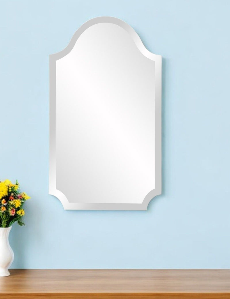 27" Abstract Unframed Accent Mirror - Clear