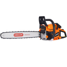 Load image into Gallery viewer, 58Cc Gasoline Chainsaw 20" Bar For Wood Cutting With Oregon Chain And Bar - Orange
